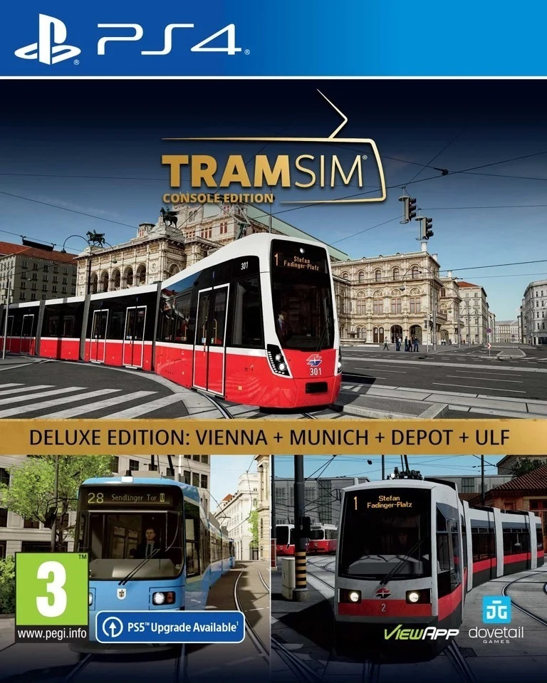 PS4 电车模拟：主机版.TramSim: Console Edition(含PS5 DLC补丁)-美淘游戏